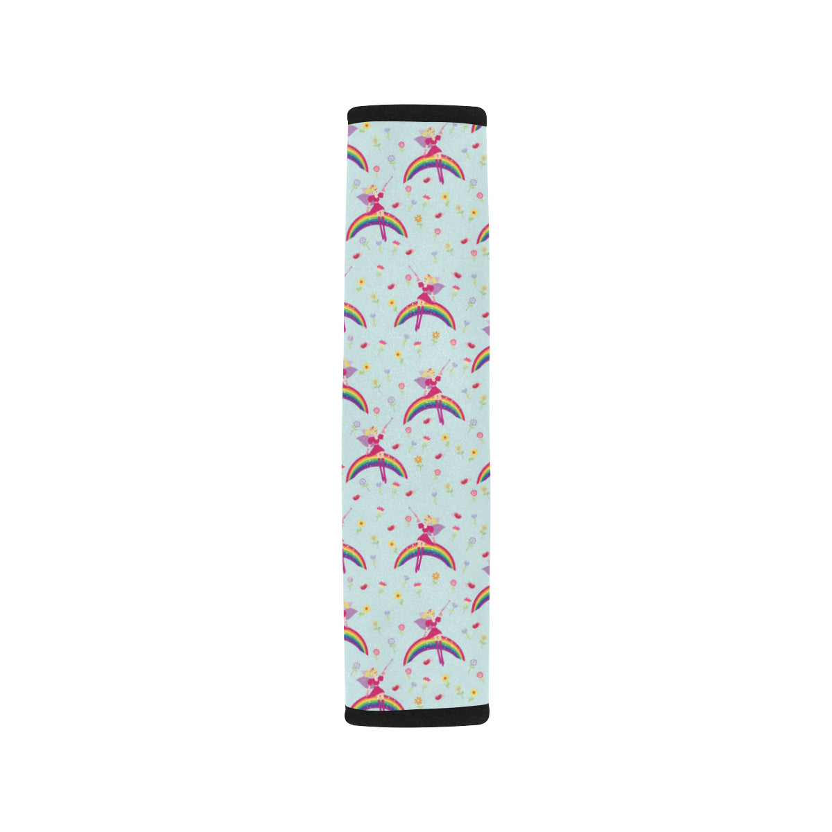 Fairy with Rainbow Print Pattern Car Seat Belt Cover
