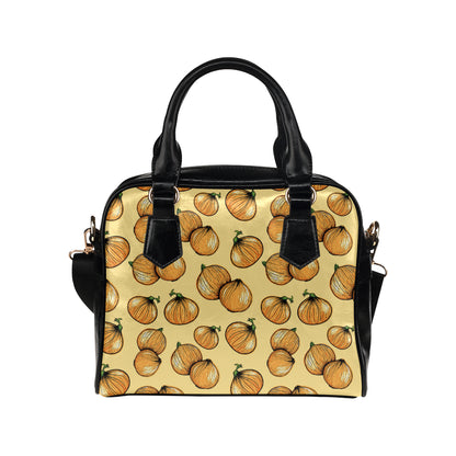Onion Pattern Print Design A04 Shoulder Handbag
