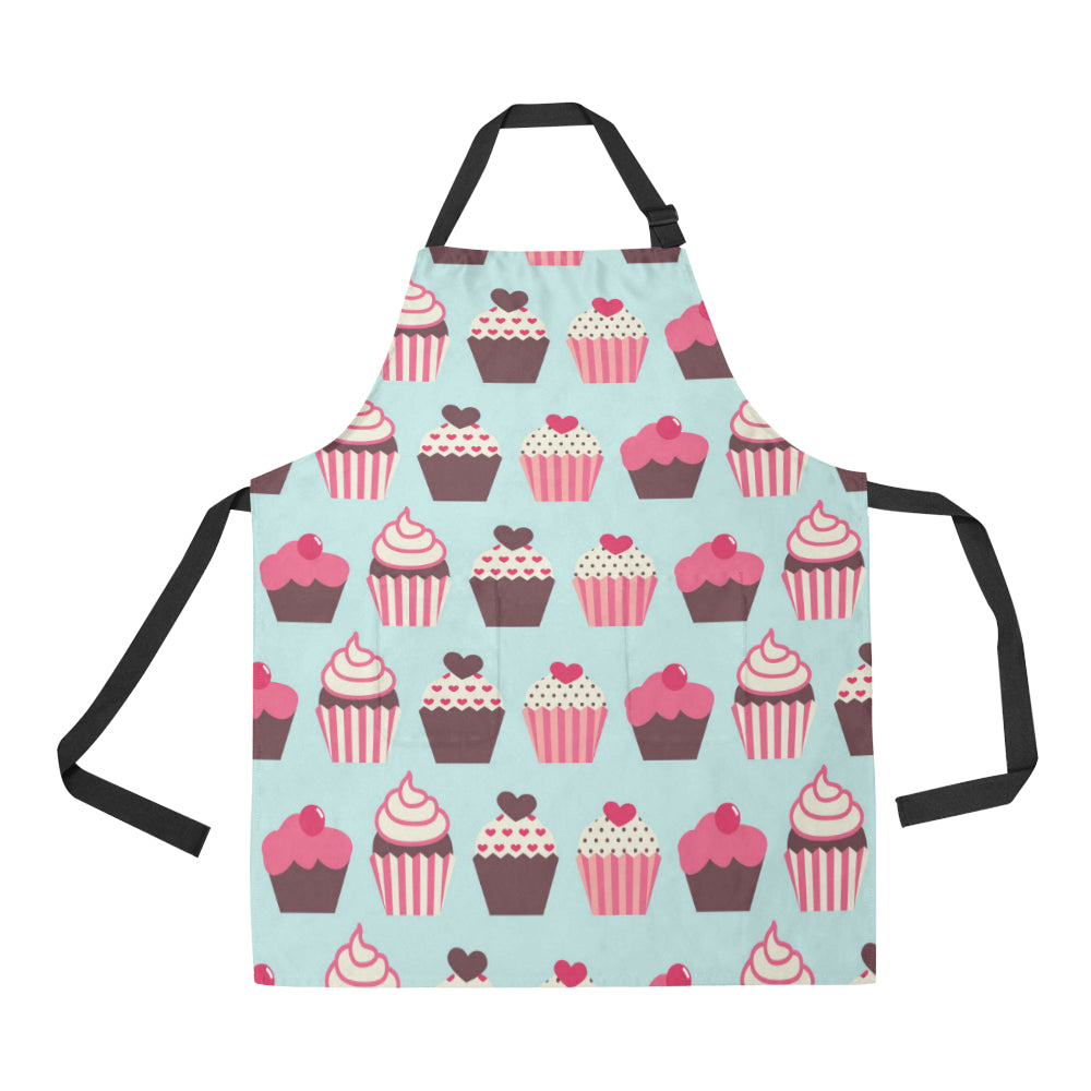 CupCake Print Pattern Apron with Pocket