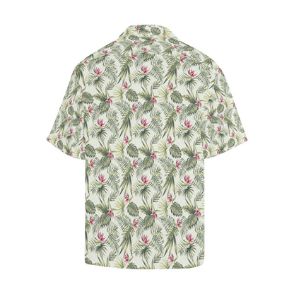 Bird Of Paradise Pattern Print Design 04 Men's Hawaiian Shirt