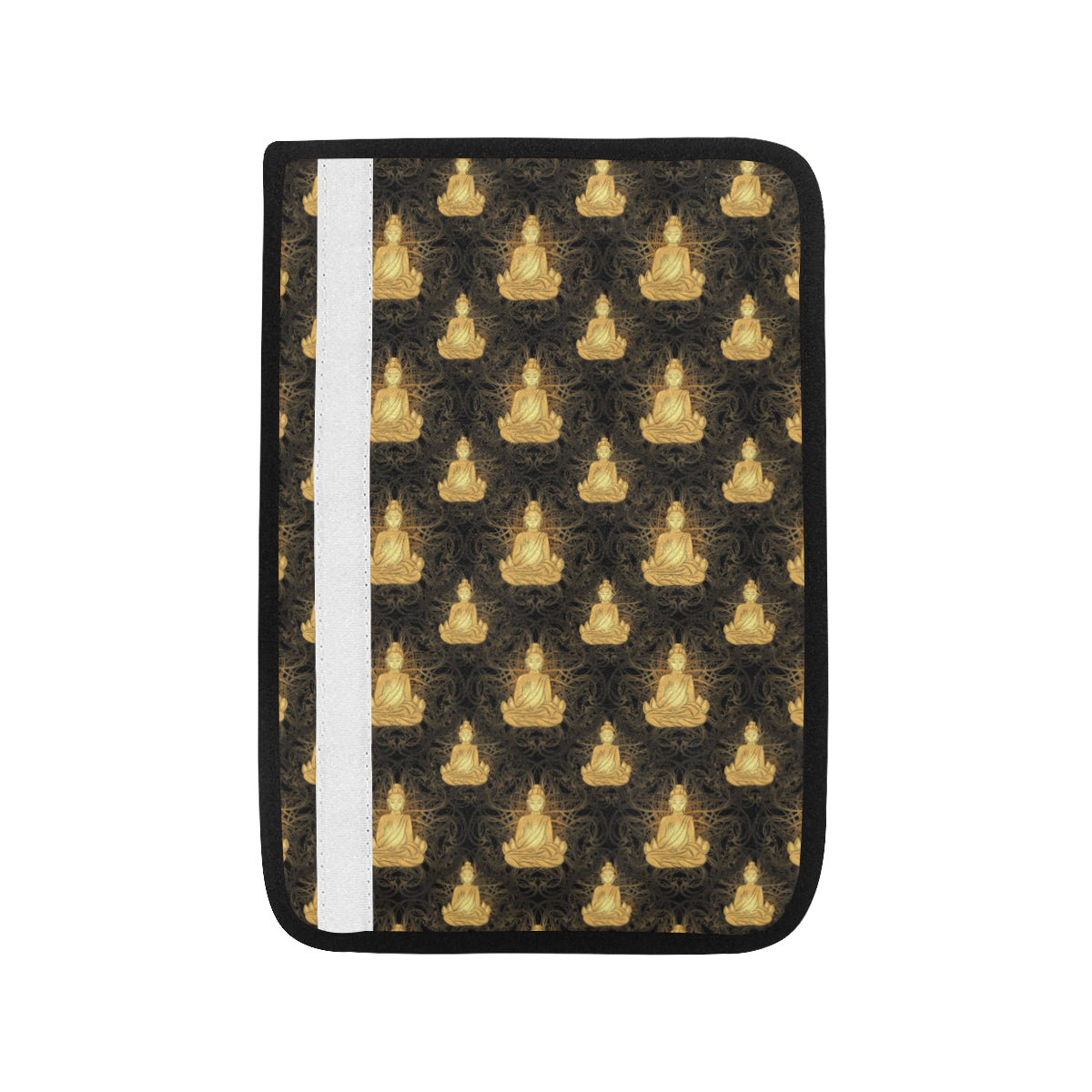 Buddha Pattern Print Design 02 Car Seat Belt Cover