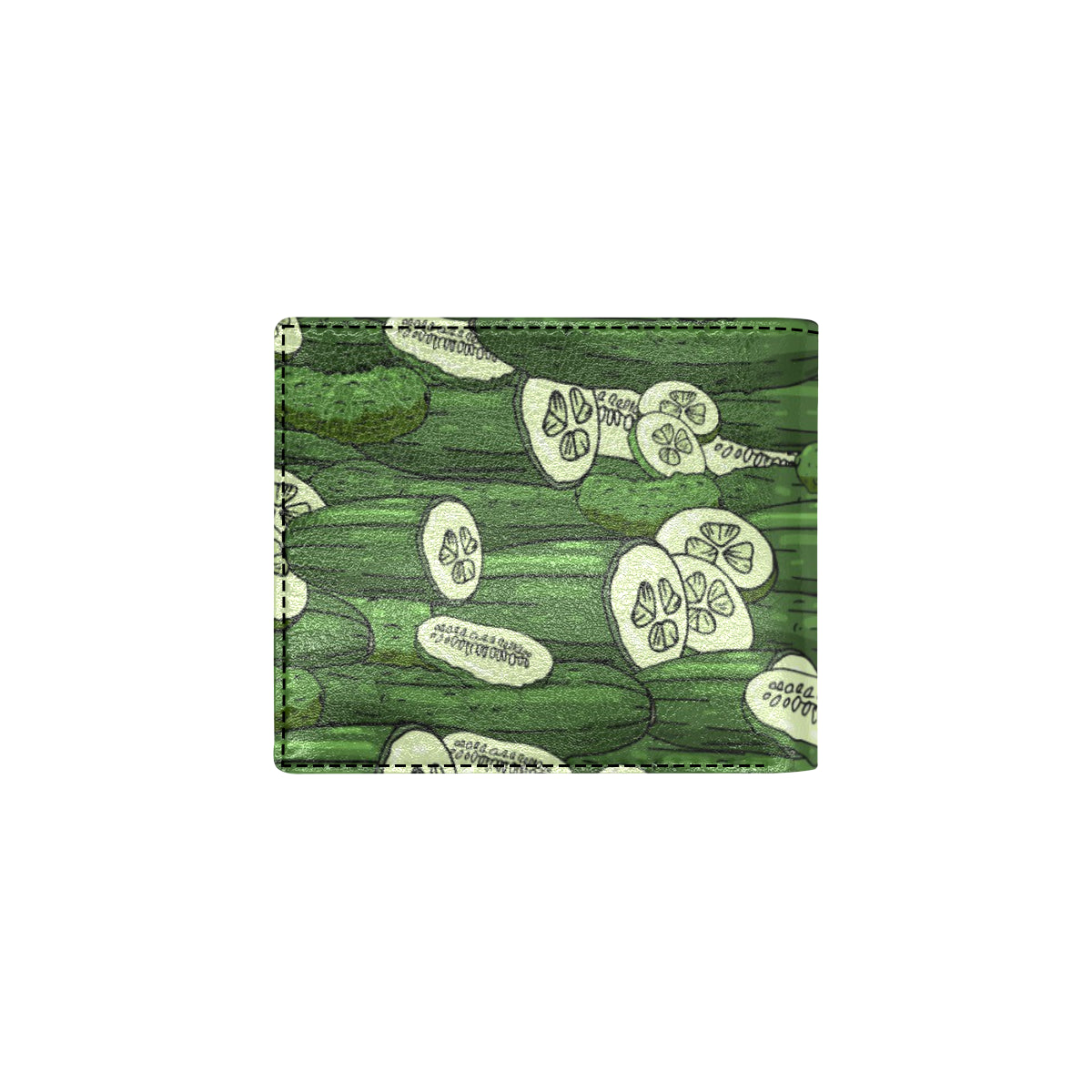 Cucumber Pattern Print Design CC01 Men's ID Card Wallet