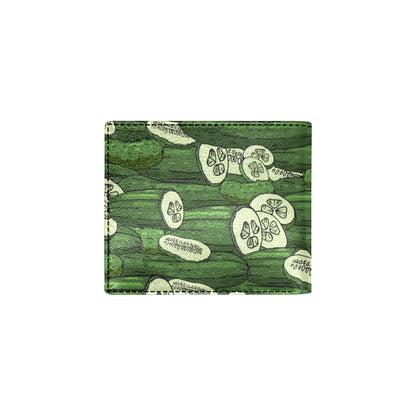 Cucumber Pattern Print Design CC01 Men's ID Card Wallet