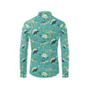 Sea Turtle Pattern Print Design T08 Men's Long Sleeve Shirt