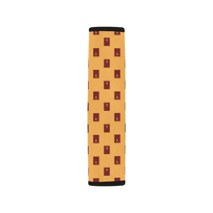 Bible Pattern Print Design 05 Car Seat Belt Cover