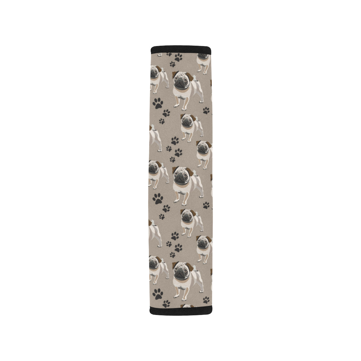 Pug Pattern Print Design A04 Car Seat Belt Cover