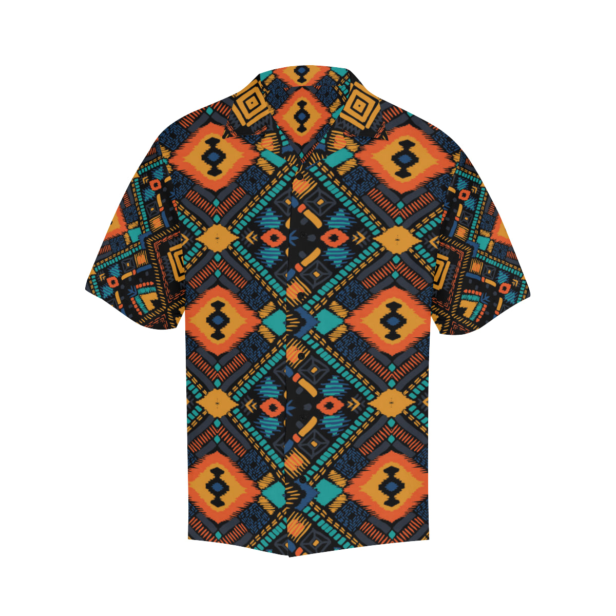 Kente Pattern Print Design 04 Men's Hawaiian Shirt