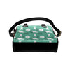 Arctic Fox Pattern Print Design Shoulder Handbag