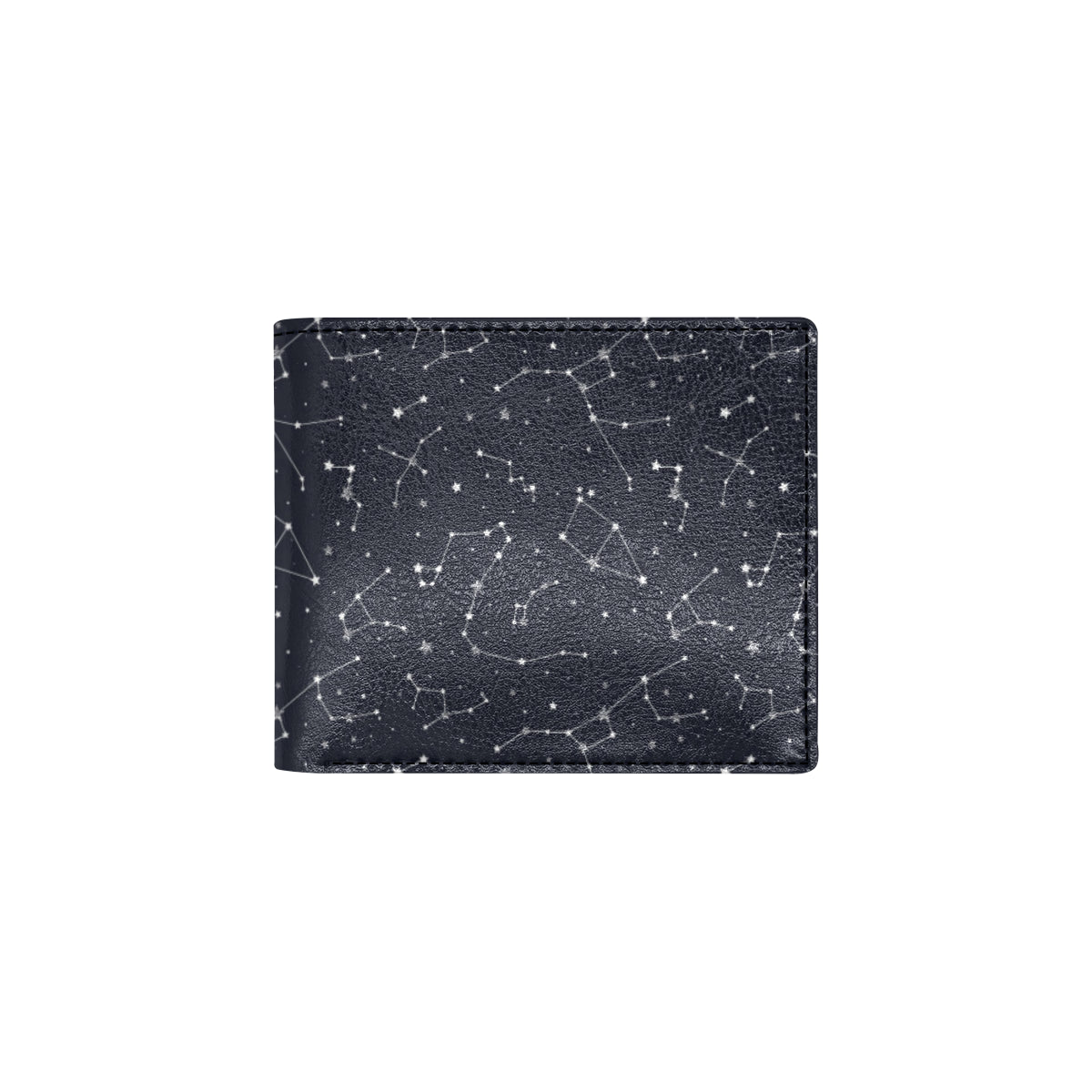 Constellation Pattern Print Design 03 Men's ID Card Wallet