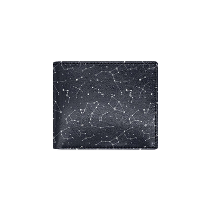 Constellation Pattern Print Design 03 Men's ID Card Wallet