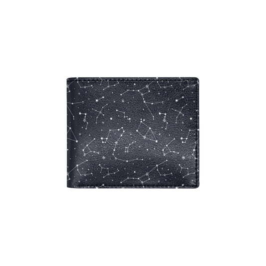 Constellation Pattern Print Design 03 Men's ID Card Wallet