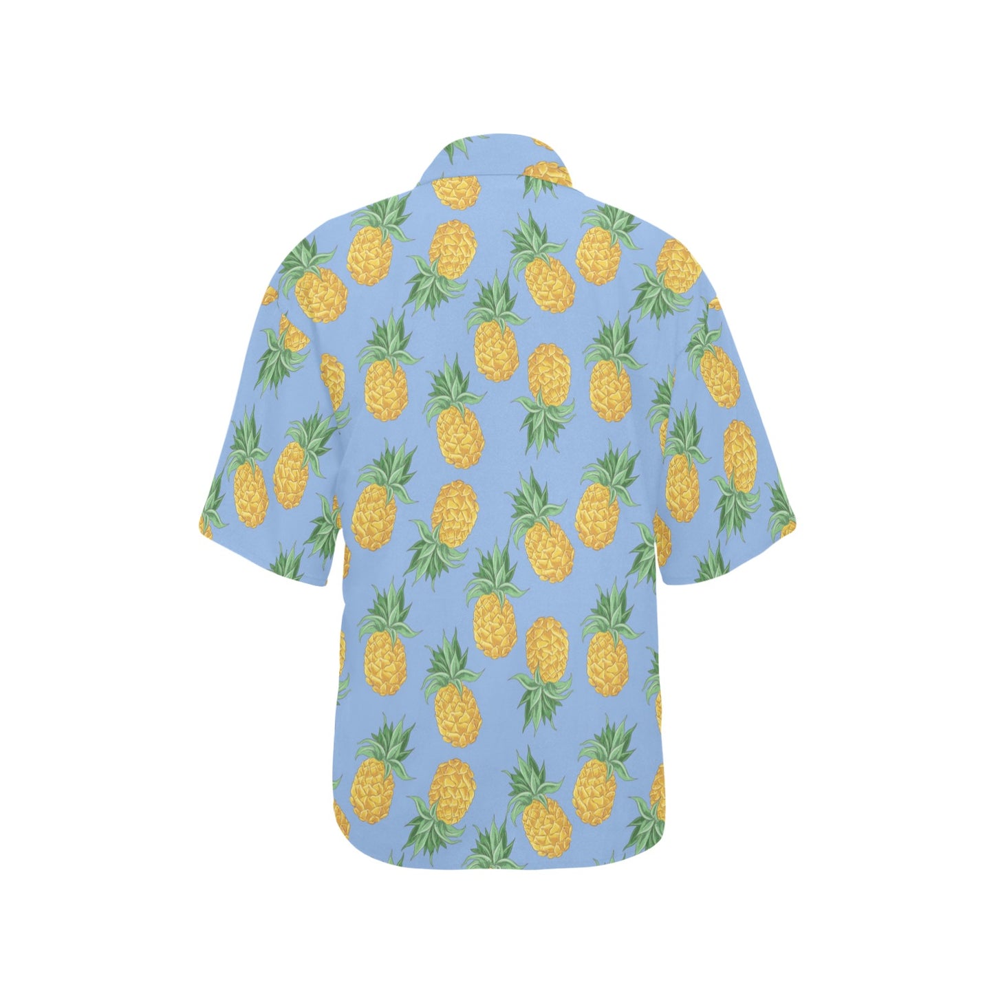 Pineapple Pattern Print Design A04 Women's Hawaiian Shirt