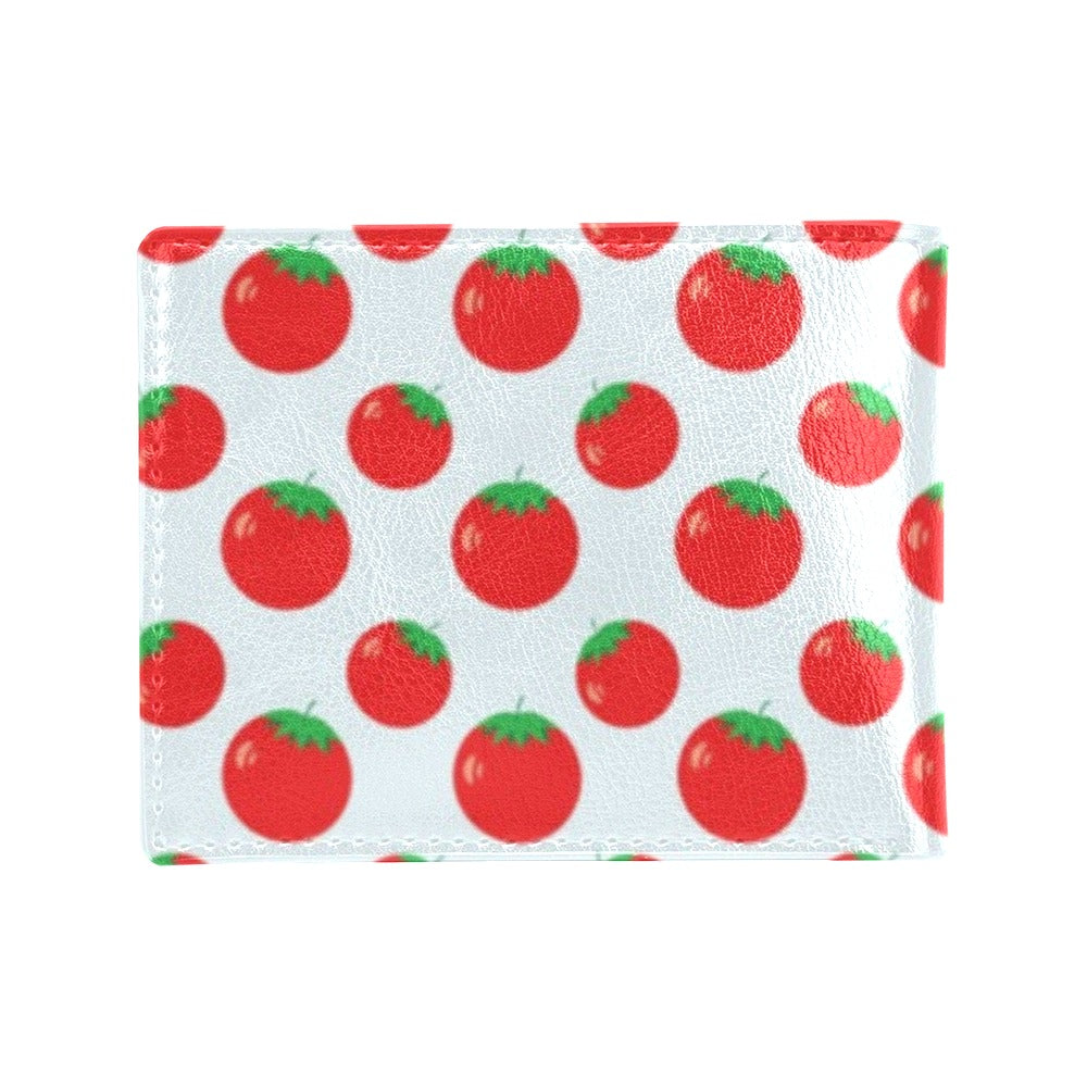 Tomato Print Design LKS307 Men's ID Card Wallet