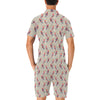 Birds Pattern Print Design 05 Men's Romper