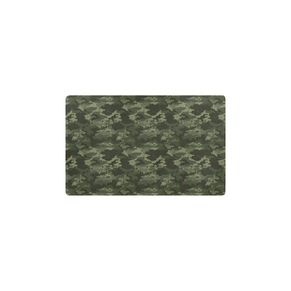 Army Camouflage Pattern Print Design 02 Kitchen Mat
