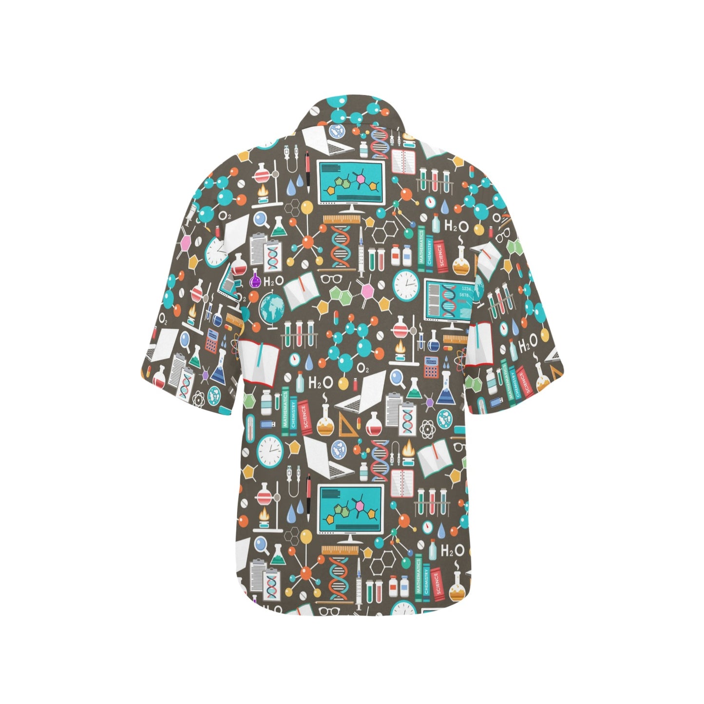 Science Print Design LKS303 Women's Hawaiian Shirt