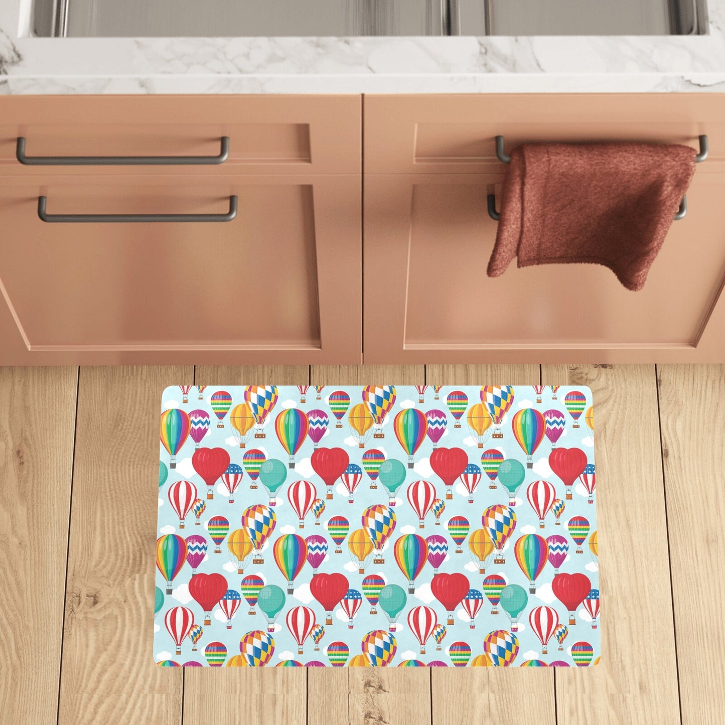 Ballon Pattern Print Design 07 Kitchen Mat
