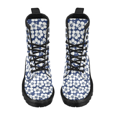 Hibiscus Pattern Print Design HB013 Women's Boots