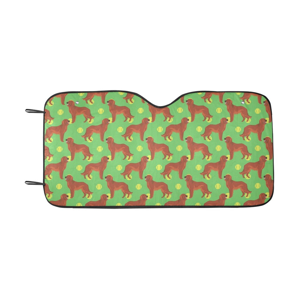 Setters Irish Print Design LKS302 Car front Windshield Sun Shade