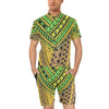 Polynesian Tribal Color Men's Romper