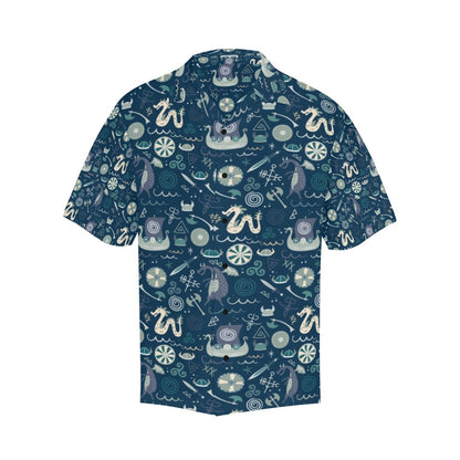 Vikings Print Design LKS305 Men's Hawaiian Shirt