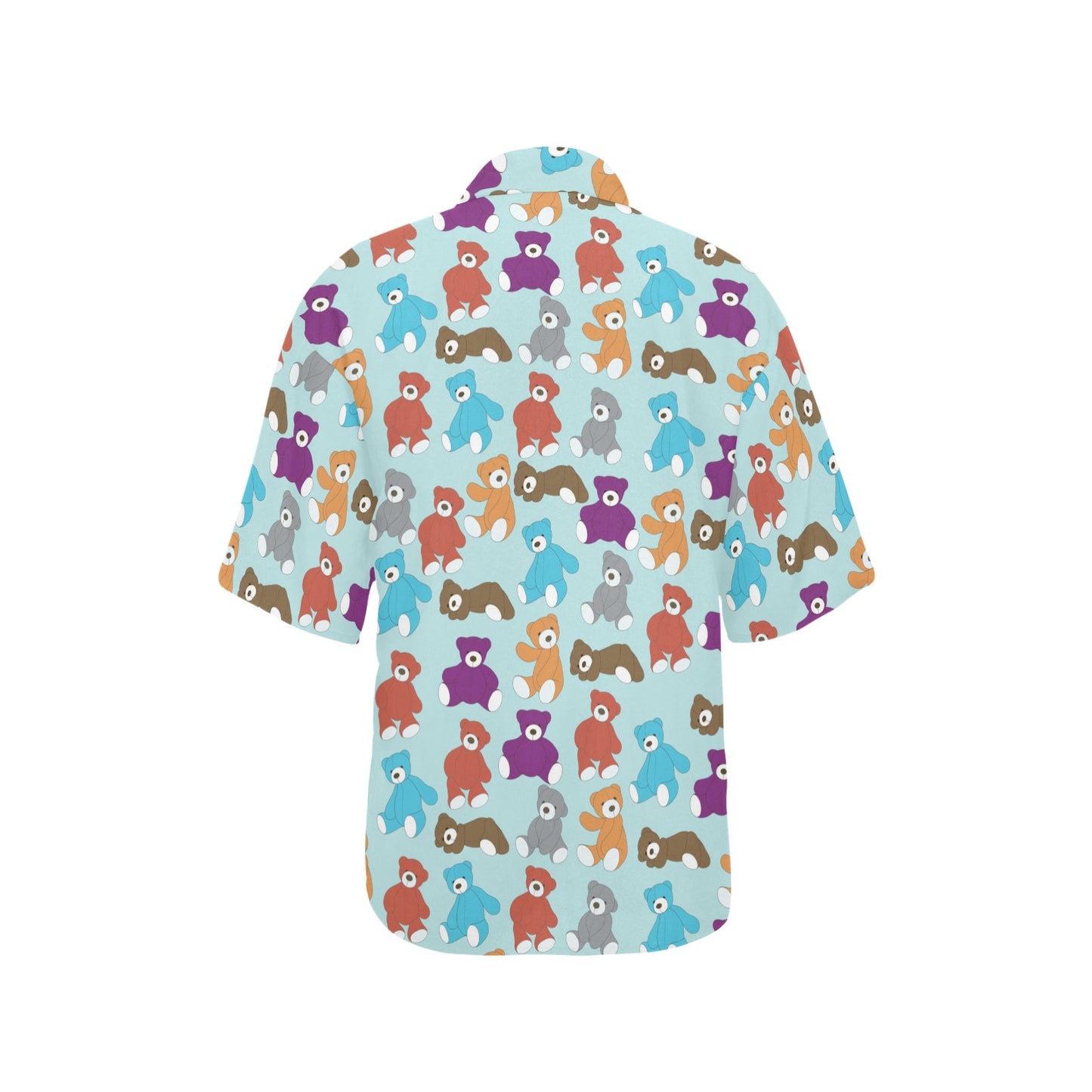 Bear Cute Pattern Print Design 03 Women's Hawaiian Shirt