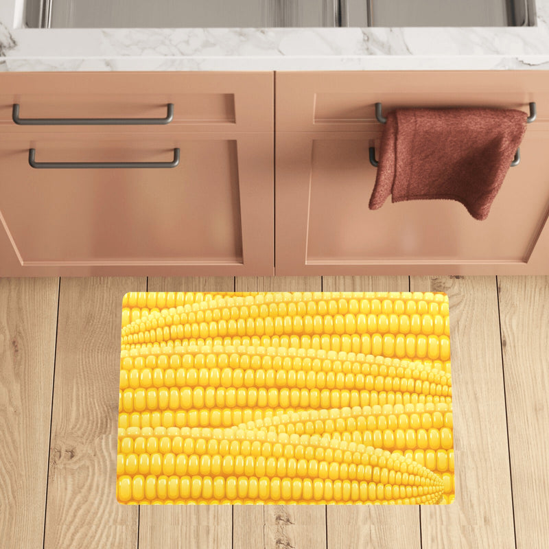 Agricultural Corn cob Pattern Kitchen Mat