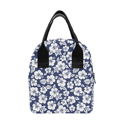 Hibiscus Pattern Print Design HB012 Insulated Lunch Bag