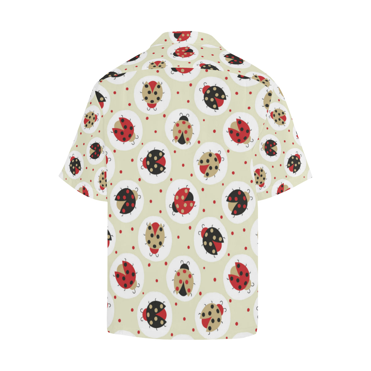 Ladybug Pattern Print Design 03 Men's Hawaiian Shirt