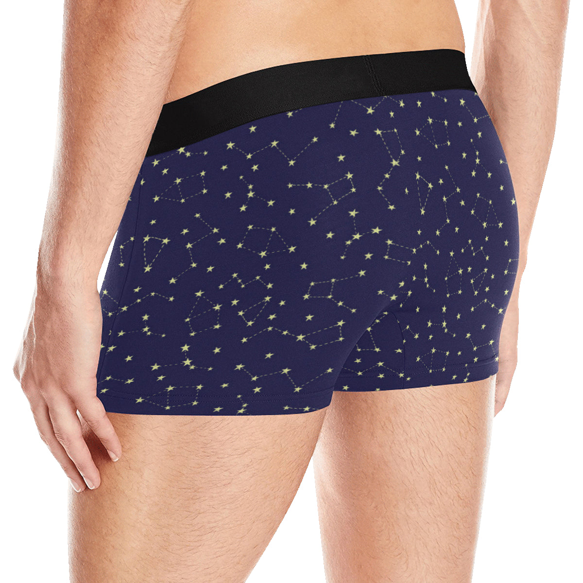 Constellation Pattern Print Design 02 Men's Boxer Briefs