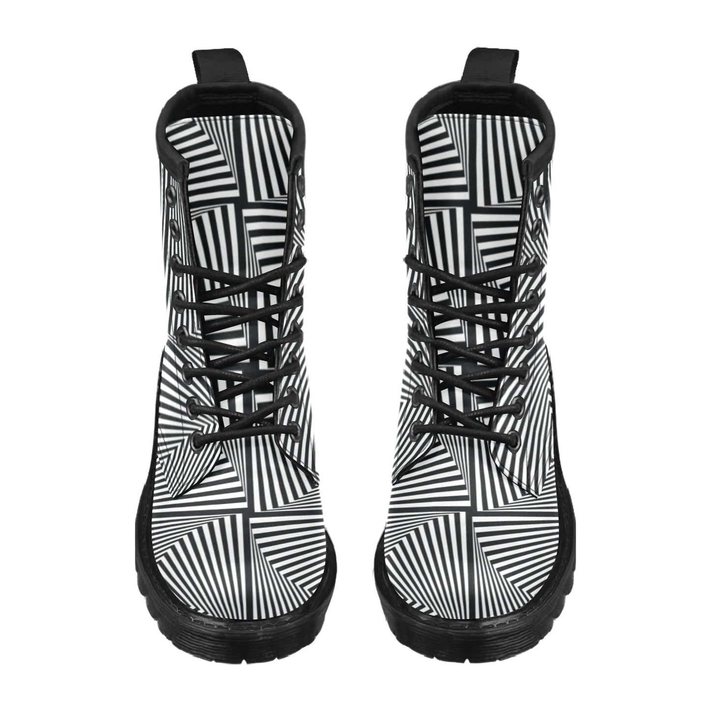 Vortex Print Design LKS302 Women's Boots