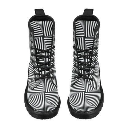 Vortex Print Design LKS302 Women's Boots