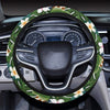 Giraffe Jungle Design Print Steering Wheel Cover with Elastic Edge