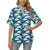 Shark Design Print Women's Hawaiian Shirt