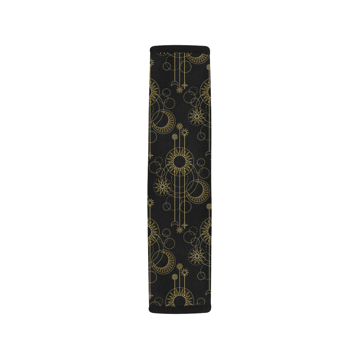 Moon Boho Style Pattern Print Design 01 Car Seat Belt Cover
