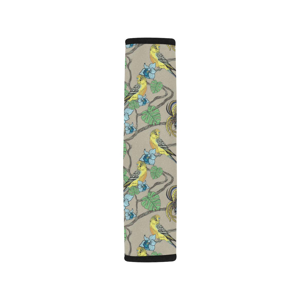 Parakeet Pattern Print Design A02 Car Seat Belt Cover