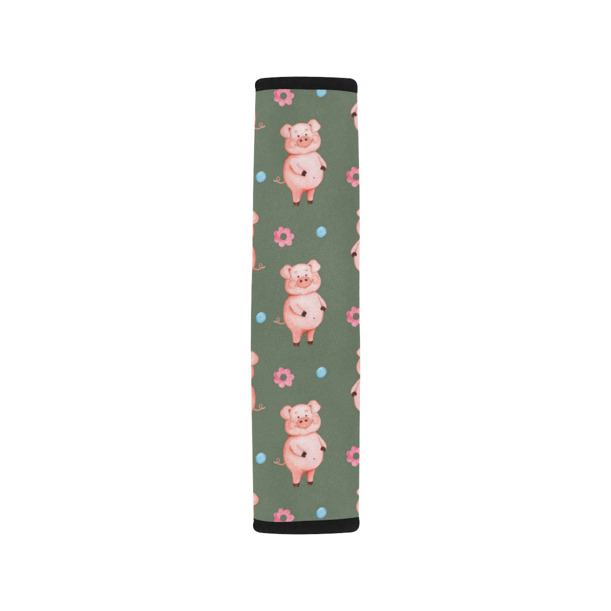 Pig Pattern Print Design 03 Car Seat Belt Cover
