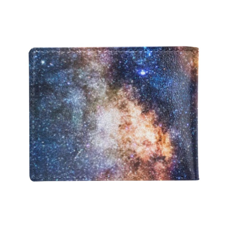 Celestial Milky way Galaxy Men's ID Card Wallet