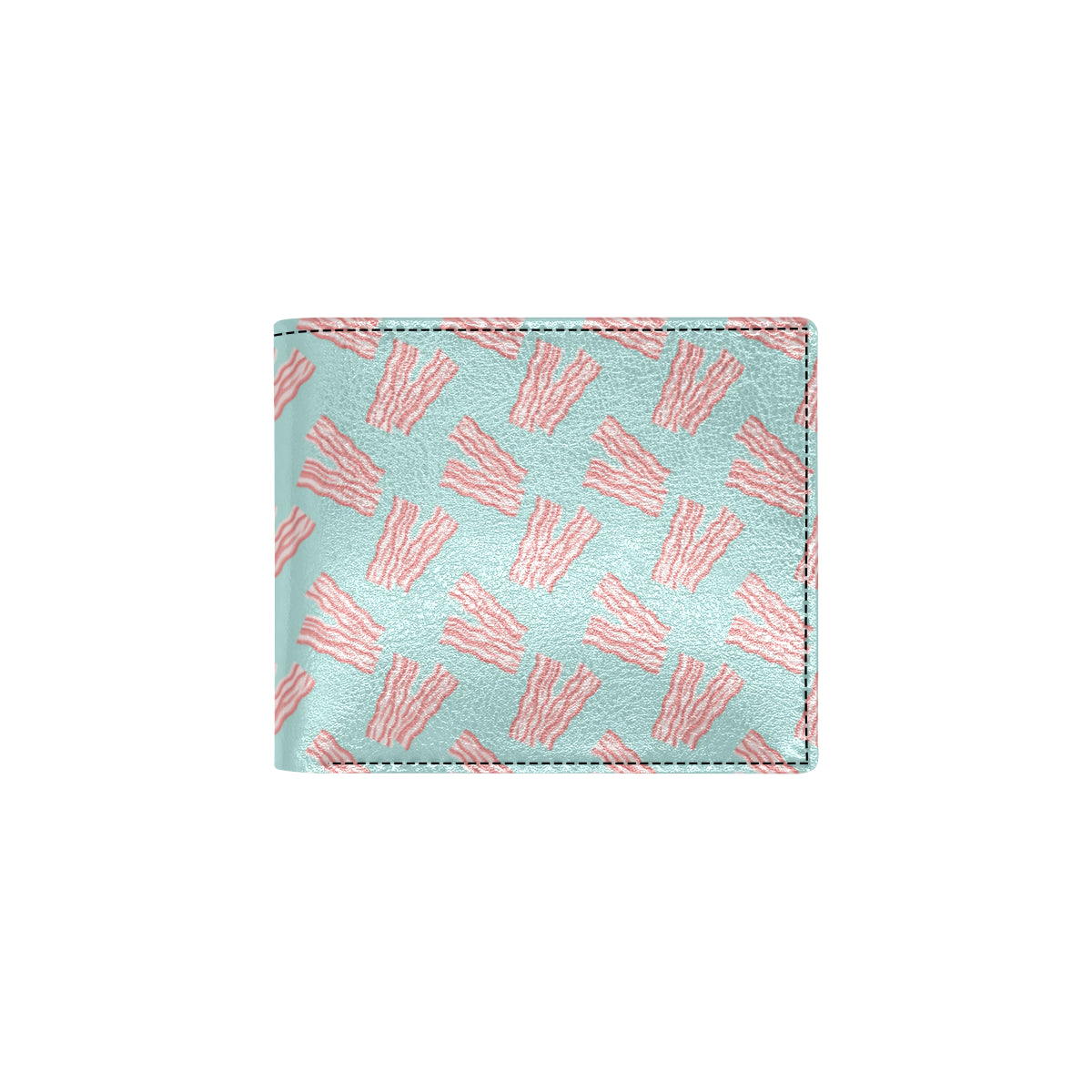 Bacon Pattern Print Design 04 Men's ID Card Wallet
