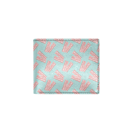 Bacon Pattern Print Design 04 Men's ID Card Wallet