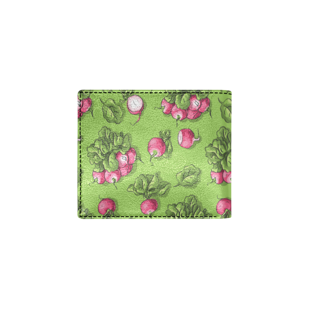 Radish Pattern Print Design A05 Men's ID Card Wallet