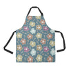 Hibiscus Pattern Print Design HB033 Apron with Pocket