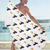 Wolf Moon Print Design LKS302 Beach Towel 32" x 71"