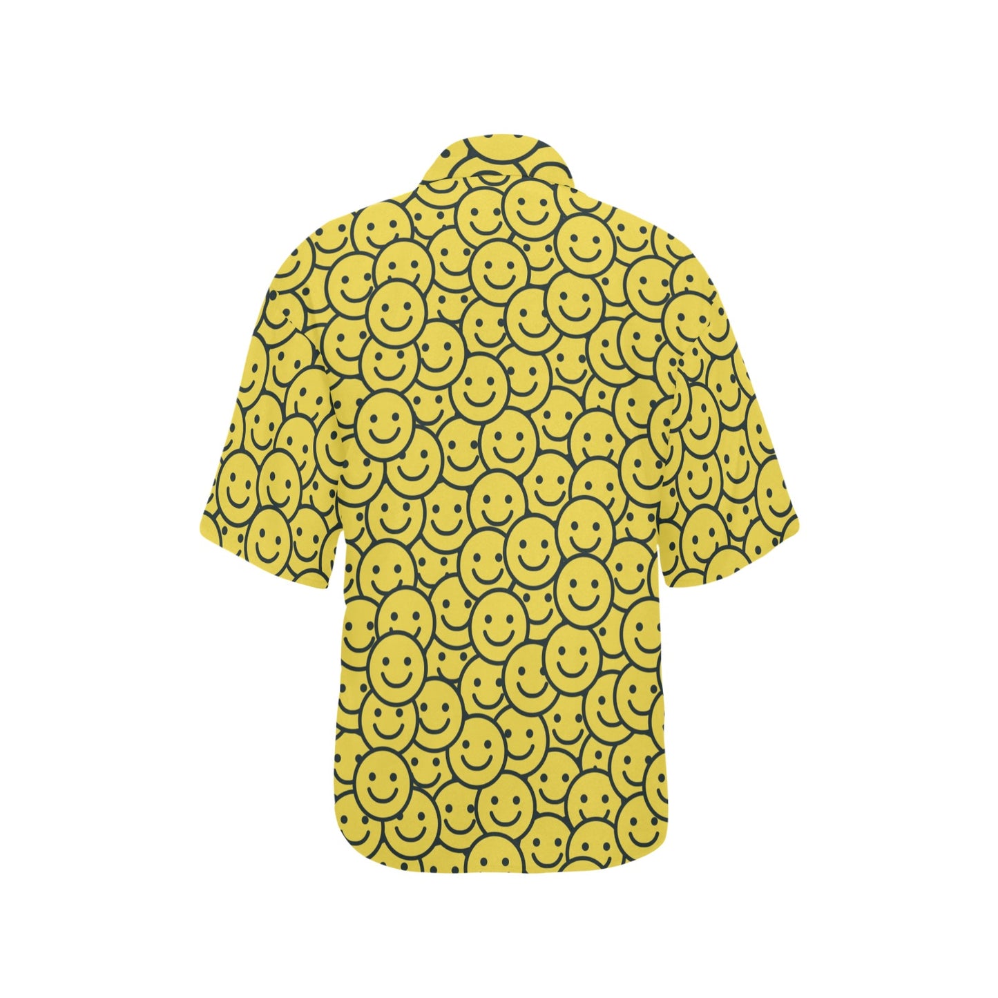 Smiley Face Emoji Print Design LKS302 Women's Hawaiian Shirt