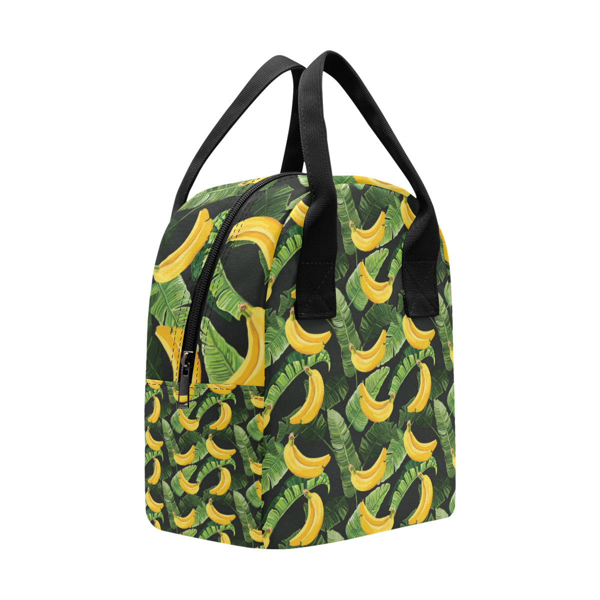 Banana Pattern Print Design BA01 Insulated Lunch Bag
