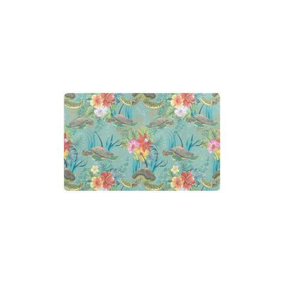 Sea Turtle Pattern Print Design T012 Kitchen Mat