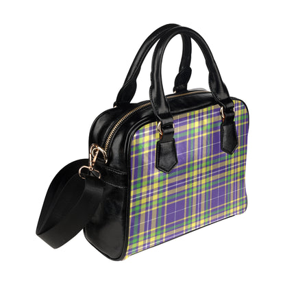 Mardi Gras Pattern Print Design 010 Shoulder Handbag