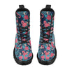 Flamingo Red Hibiscus Pattern Women's Boots