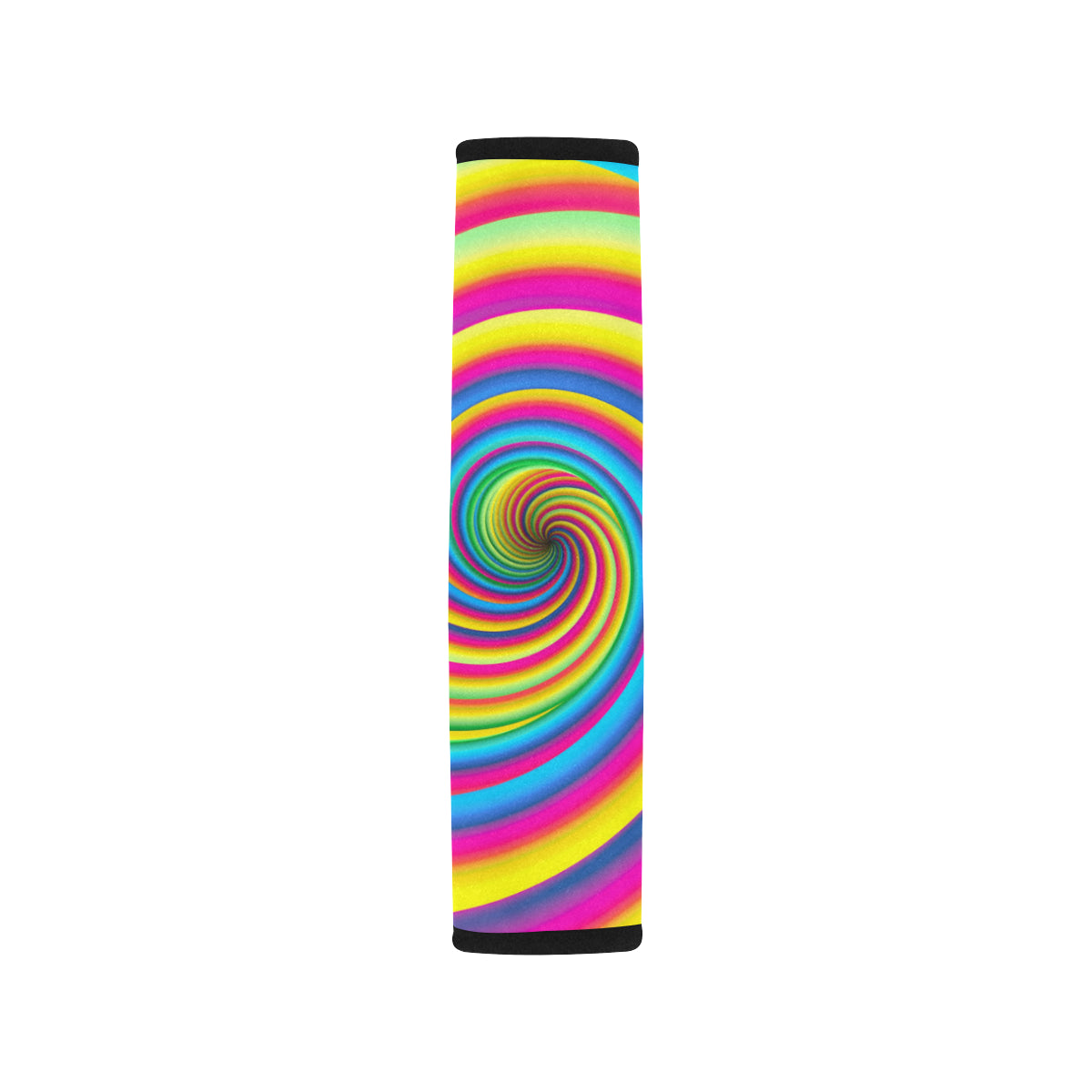 Vortex Twist Swirl Rainbow Design Car Seat Belt Cover