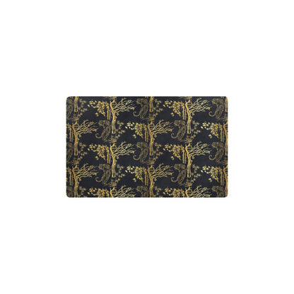 Tiger Gold Print Design LKS307 Kitchen Mat